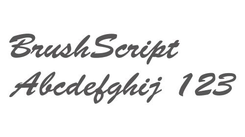 BrushScript