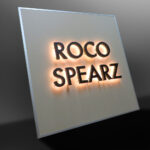 バックライトチャンネル文字 LEDチャンネル文字 LED看板 立体文字看板 高級 綺麗 おしゃれ オリジナルデザイン ROCO SPEARZ様 02